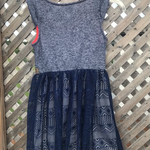 Pink and Violet dress size 8 and lime cardigan. - Picture 4 of 4